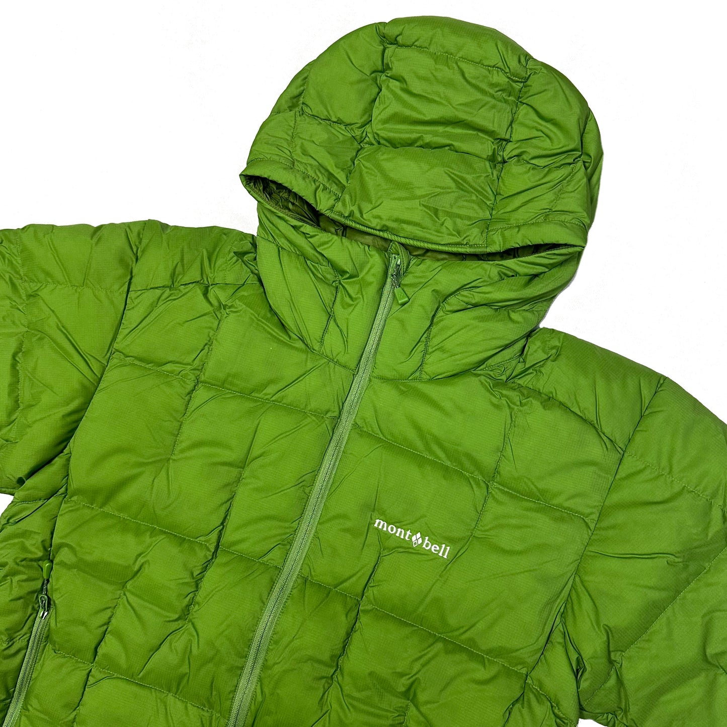 Montbell Puffer Jacket In Green - Neige Down Parka ( L ) - 1036 Emporium