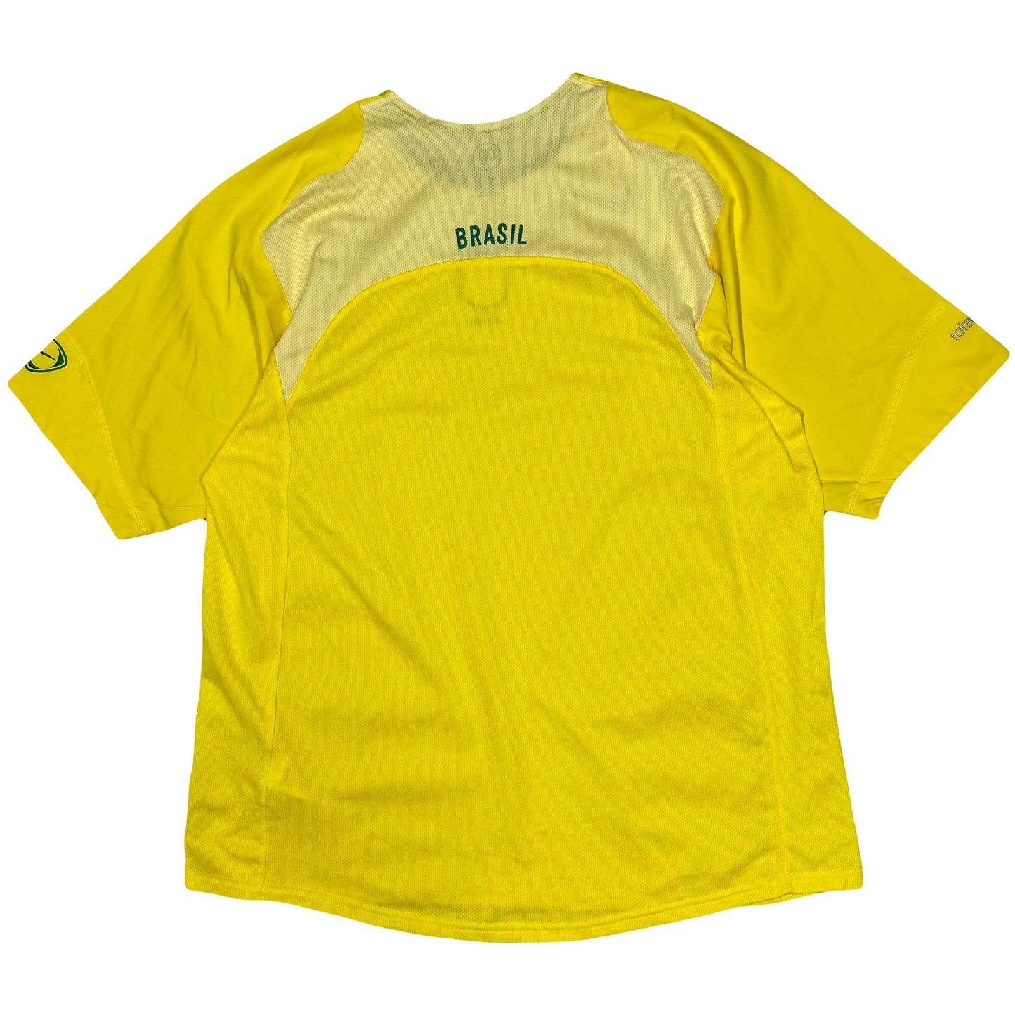 Nike Total 90 2004 Brazil Shirt In Yellow ( L ) - 1036 Emporium