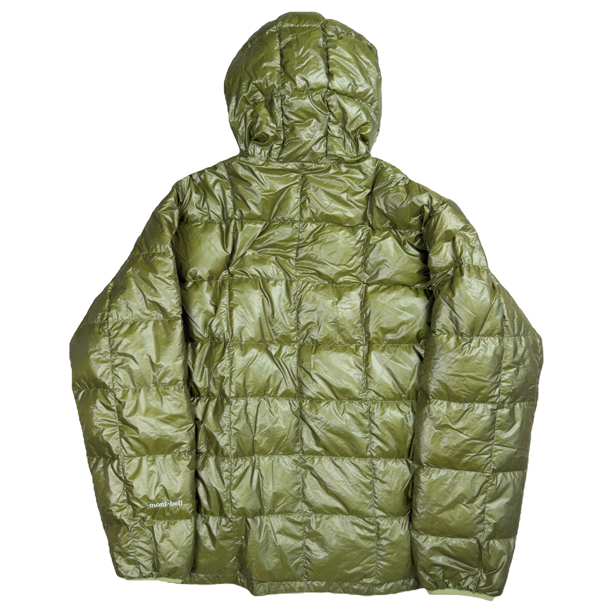 Montbell Superior Down Parka Puffer Jacket In Khaki Green (XL)