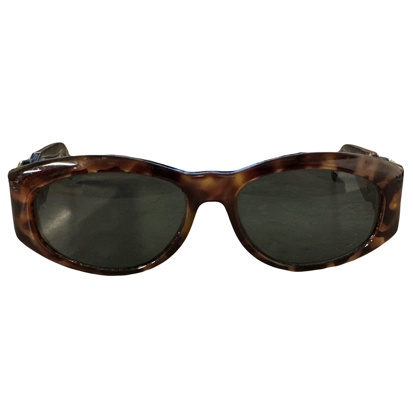 Versace 90s Medusa Head Sunglasses In Tortoise - 1036 Emporium