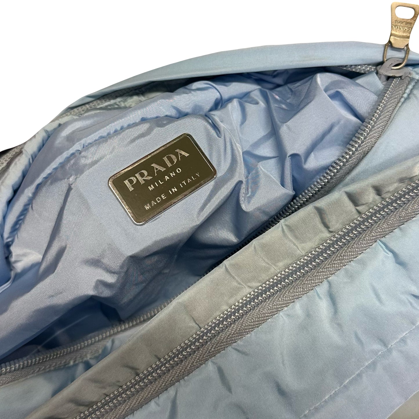 Prada Sport 1999 Side Bag In Baby Blue