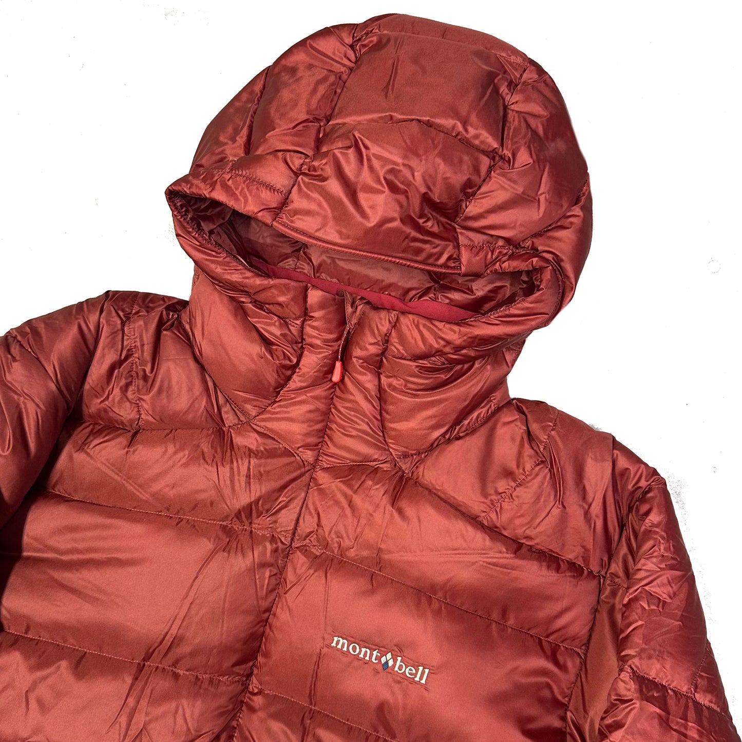 Montbell Light Alpine Puffer Jacket In Red ( S )