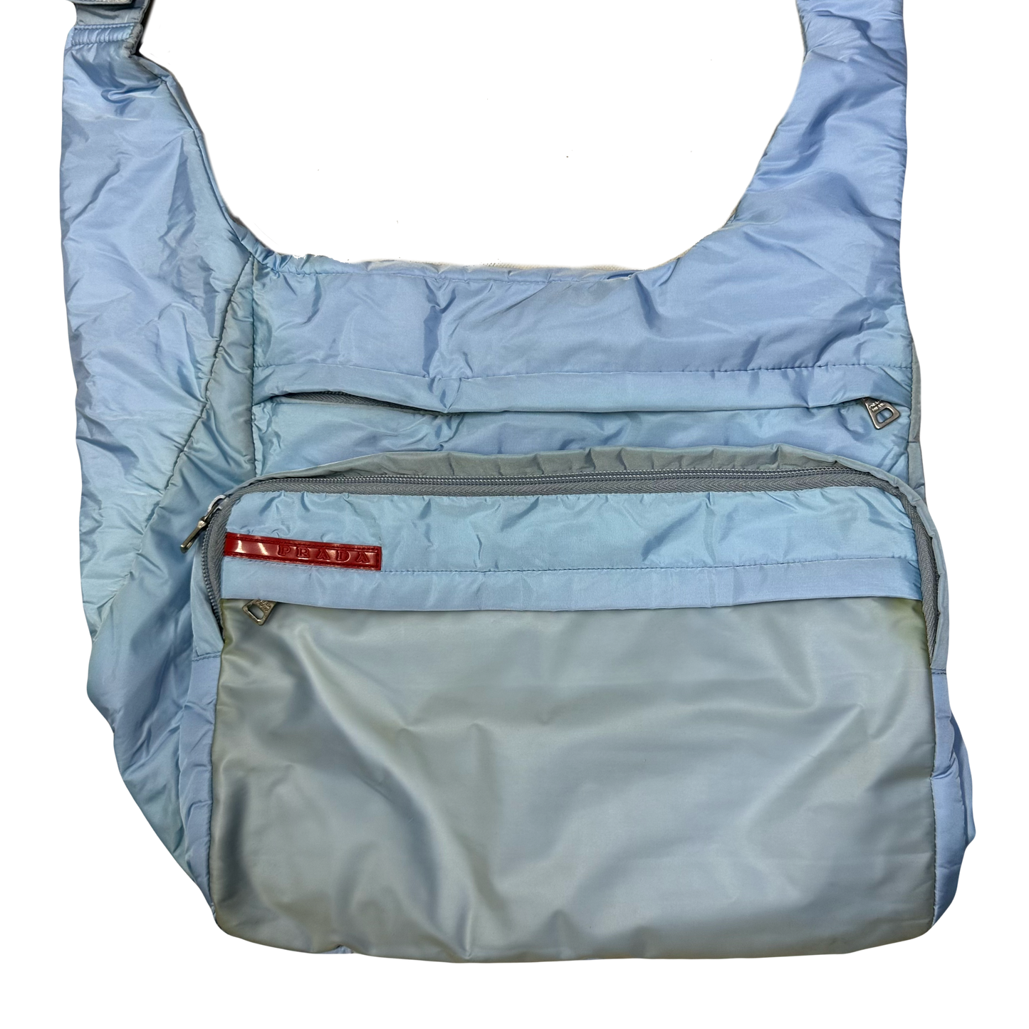 Prada Sport 1999 Side Bag In Baby Blue