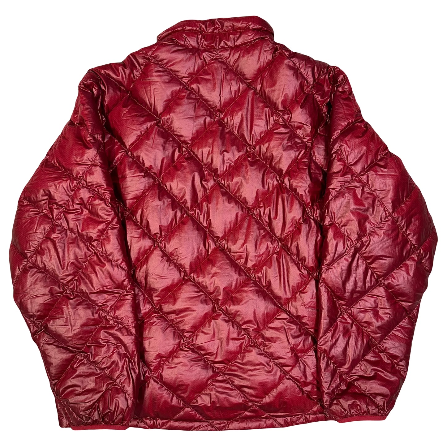 Montbell Diamond Stitch Puffer Jacket In Red ( XL ) - 1036 Emporium