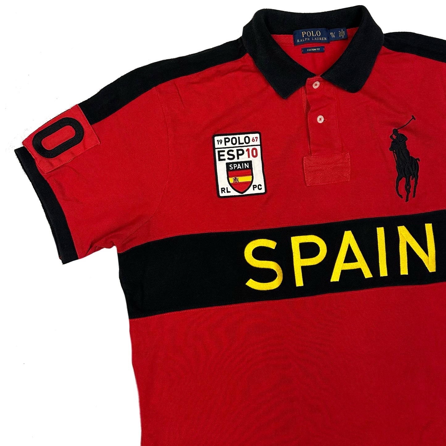 Ralph Lauren Spain Polo In Red ( XL )