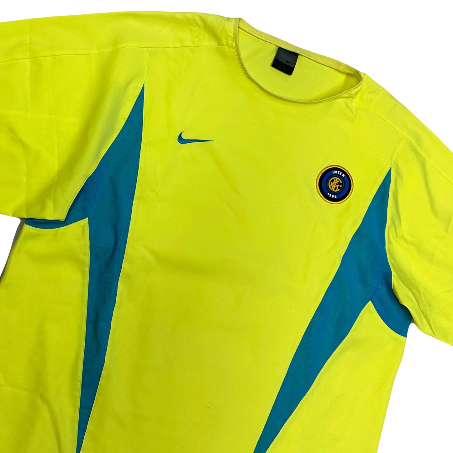 Nike Inter Milan 2002 Shirt In Neon ( S )