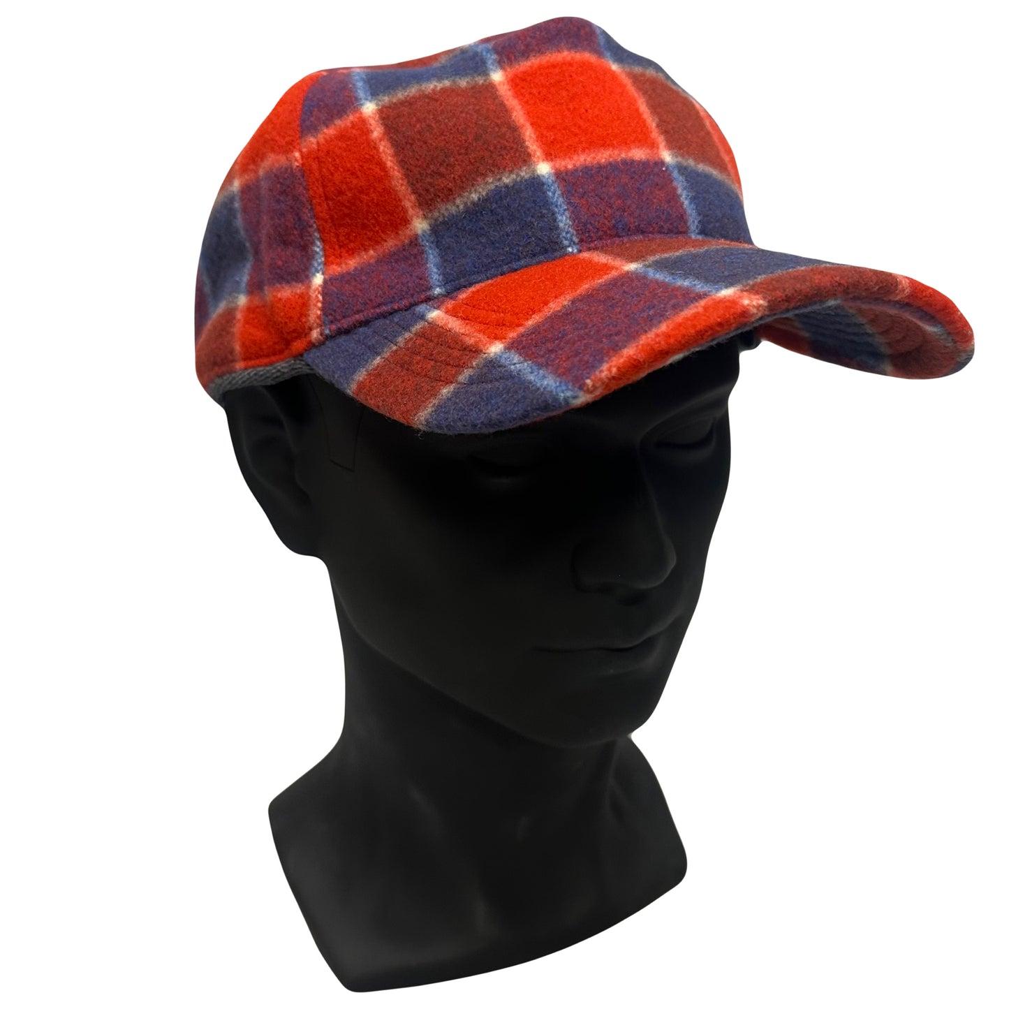 Montbell Wool Check Cap In Red ( M/L ) - 1036 Emporium