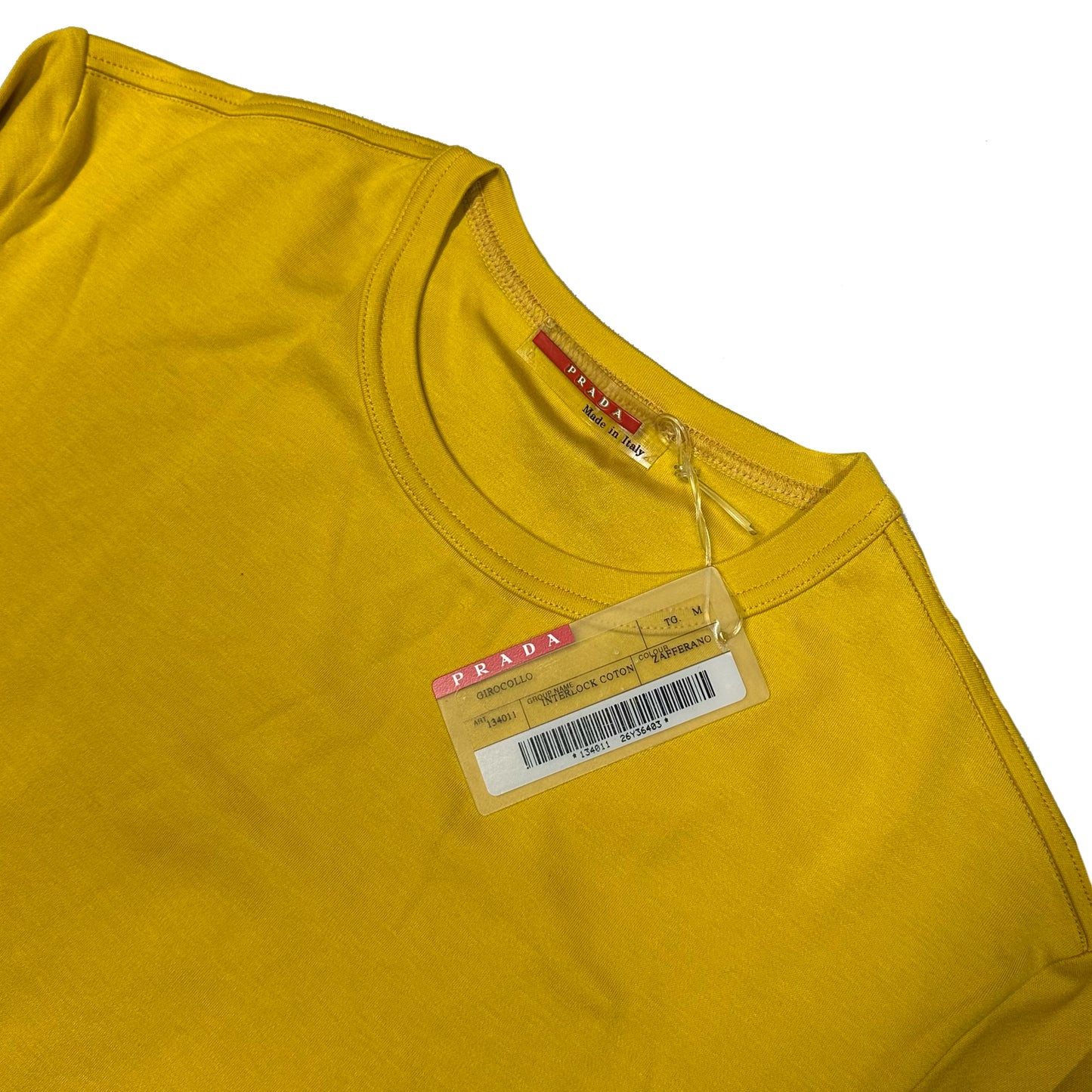 Prada Women’s Long Sleeve Shirt In Yellow ( M ) - 1036 Emporium