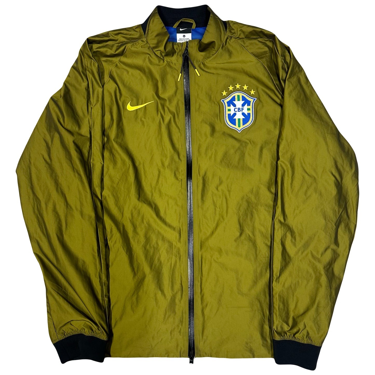 Nike Brazil Jacket In Khaki ( XL ) - 1036 Emporium