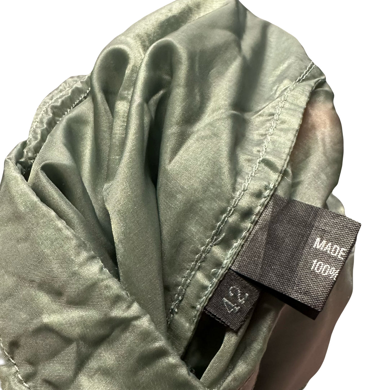 Prada Lightweight Bottoms In Olive Green ( S / 42 )