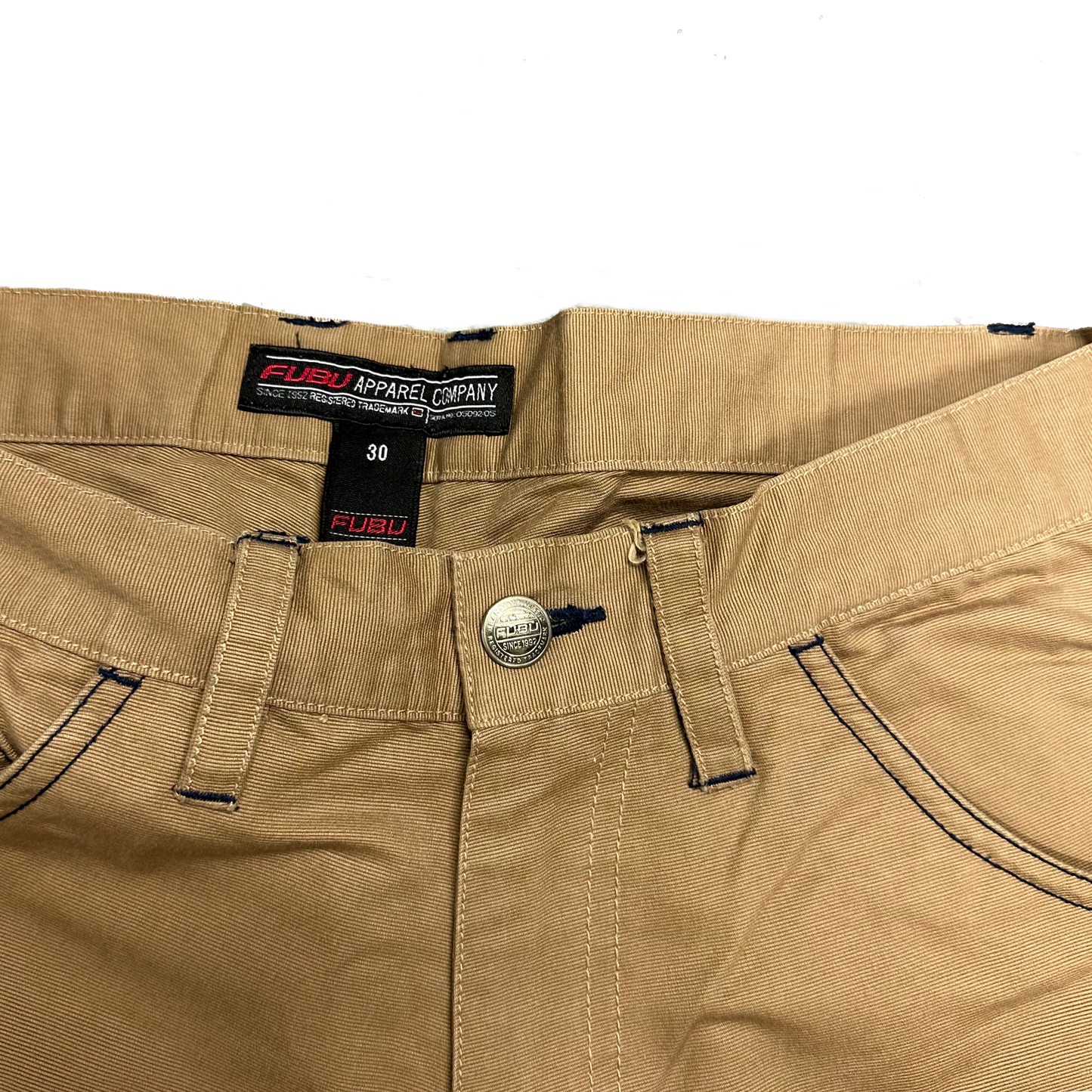 Fubu Shorts In Beige ( W30 ) - 1036 Emporium