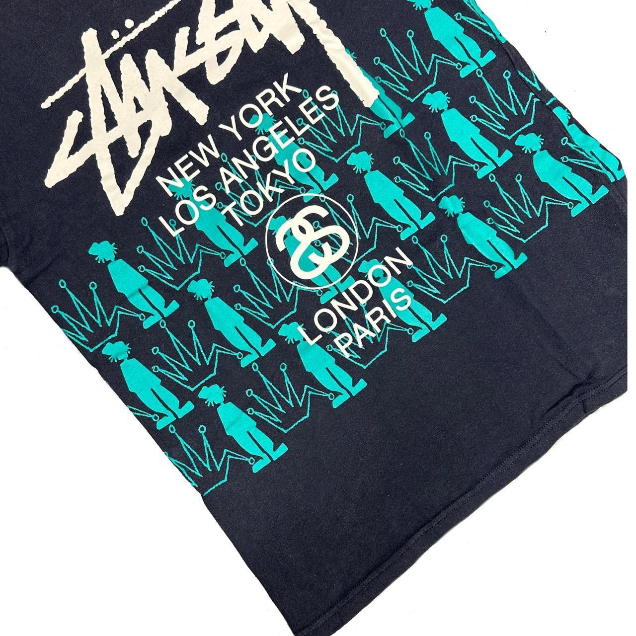 Stüssy Spellout T-Shirt In Navy ( S ) - 1036 Emporium