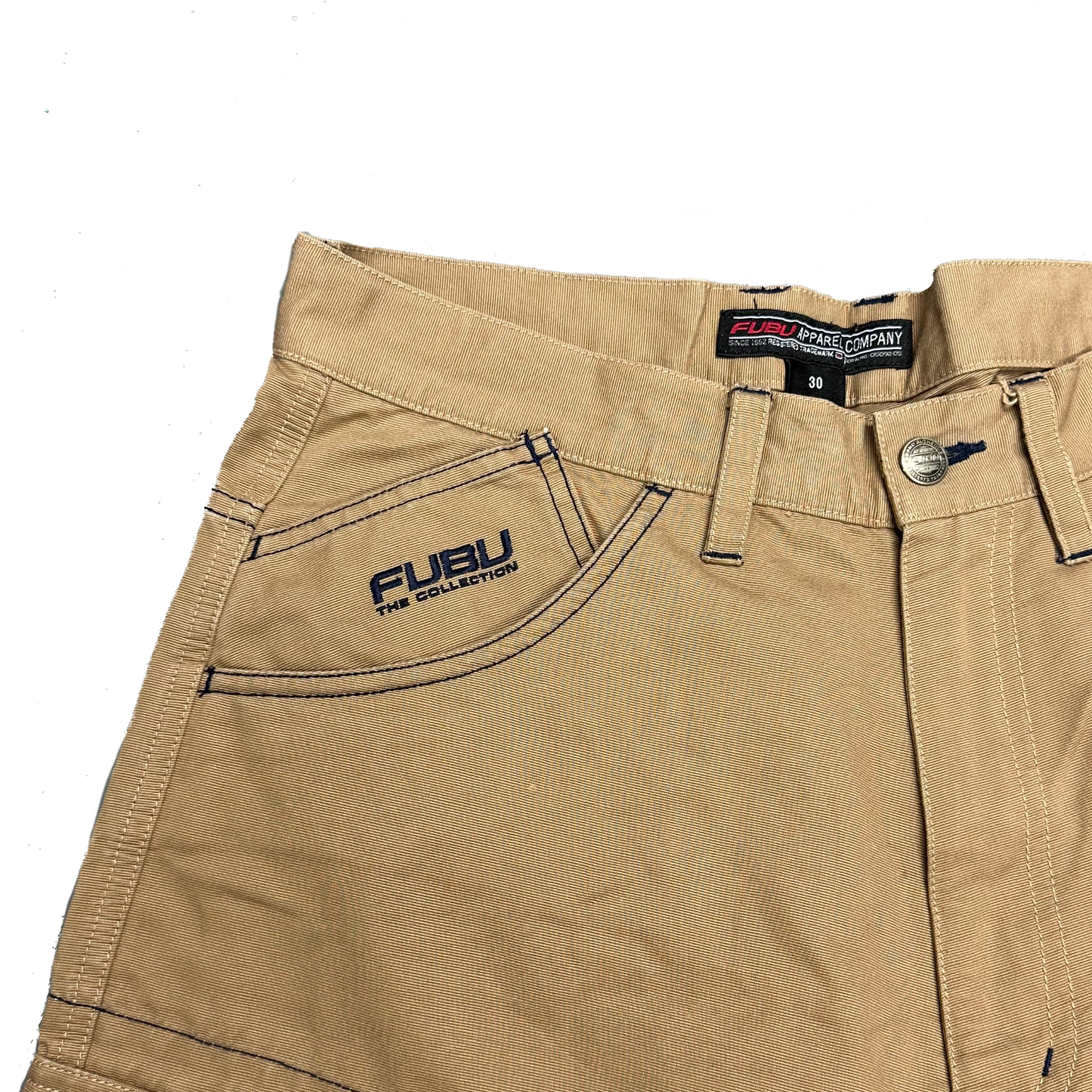 Fubu Shorts In Beige ( W30 ) - 1036 Emporium