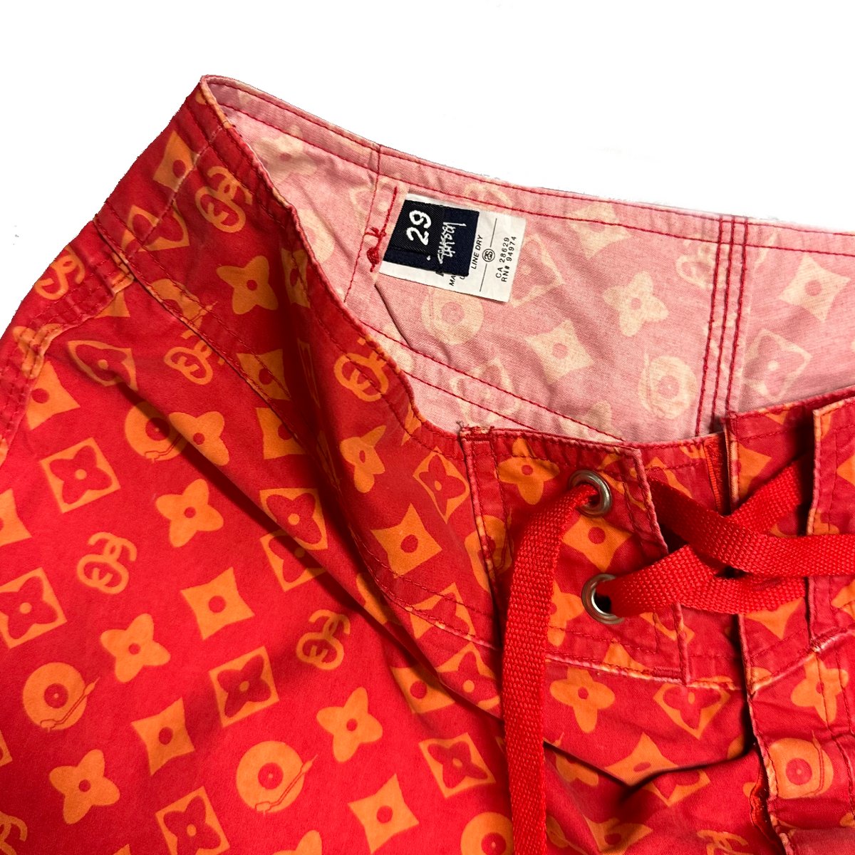 St ssy Louis Vuitton Parody Monogram Shorts W29