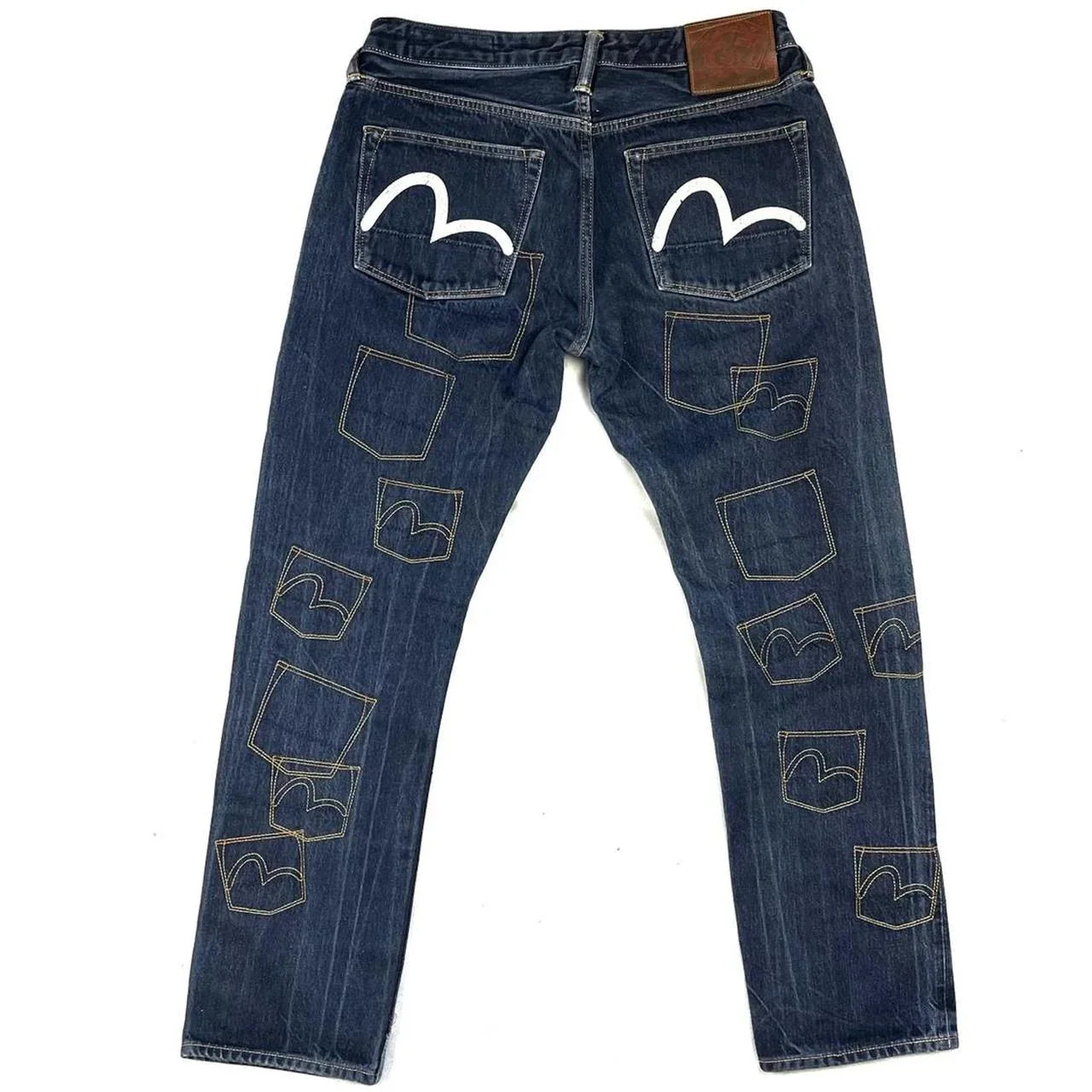 Evisu Multipocket Selvedge Jeans ( W32 ) - 1036 Emporium