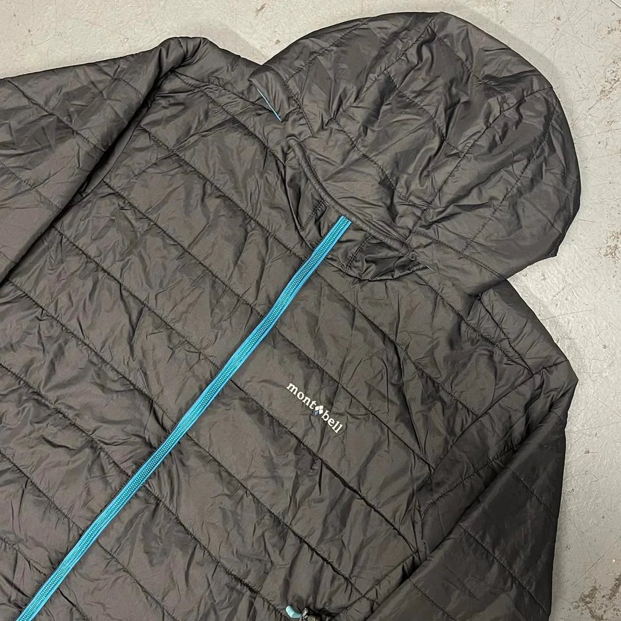 Montbell Reversible Puffer Jacket In Black & Blue ( M ) - 1036 Emporium