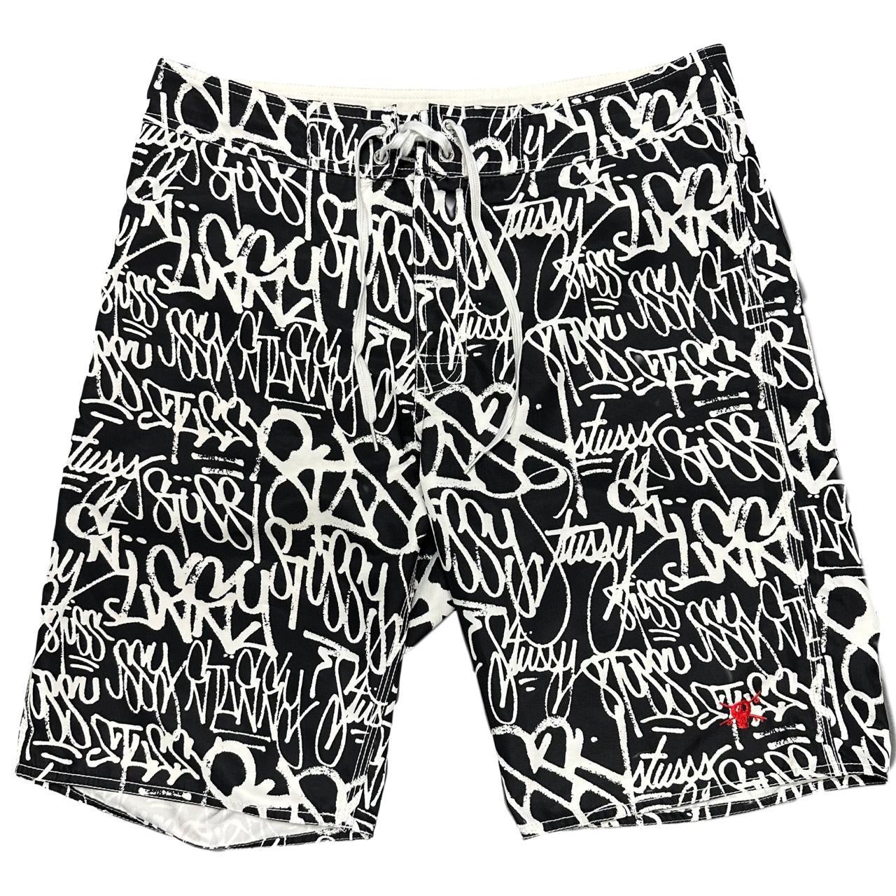 Stüssy Monogram Swim Shorts ( W32 ) - 1036 Emporium