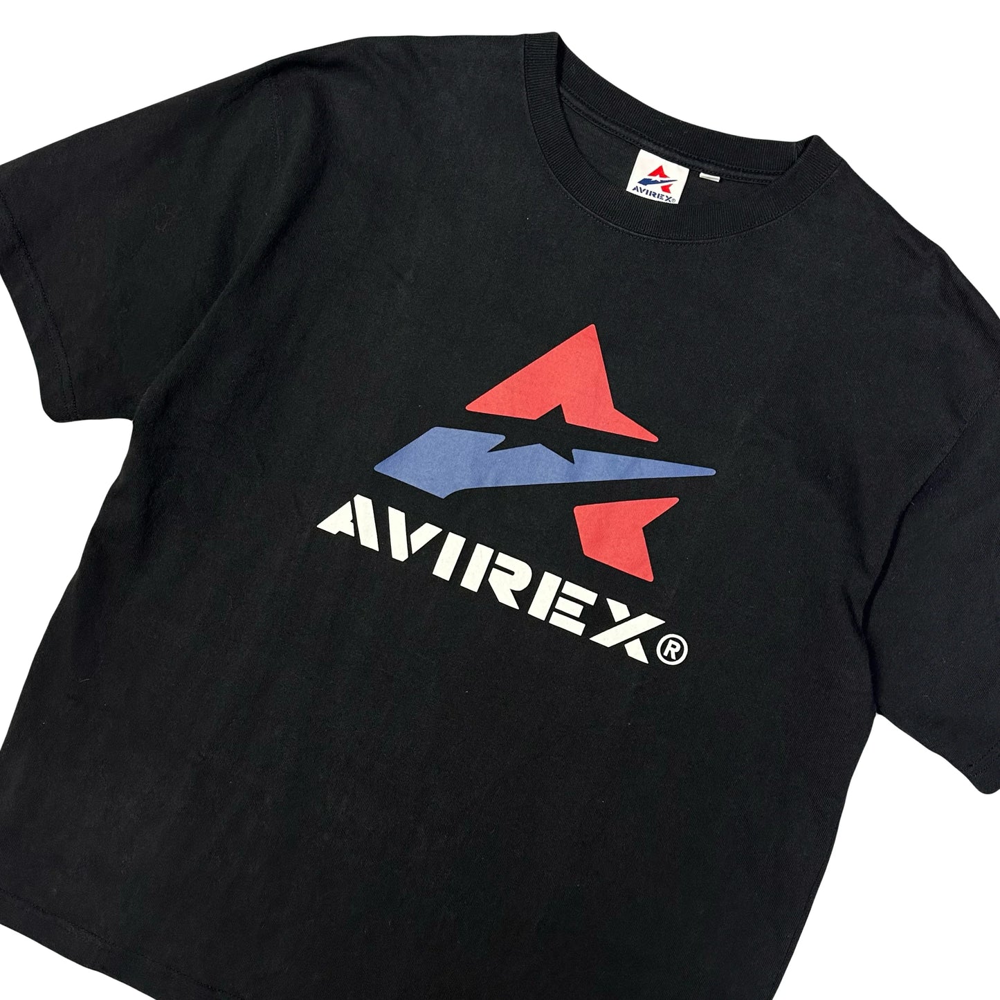 Avirex Spell Out T-Shirt In Black ( M )