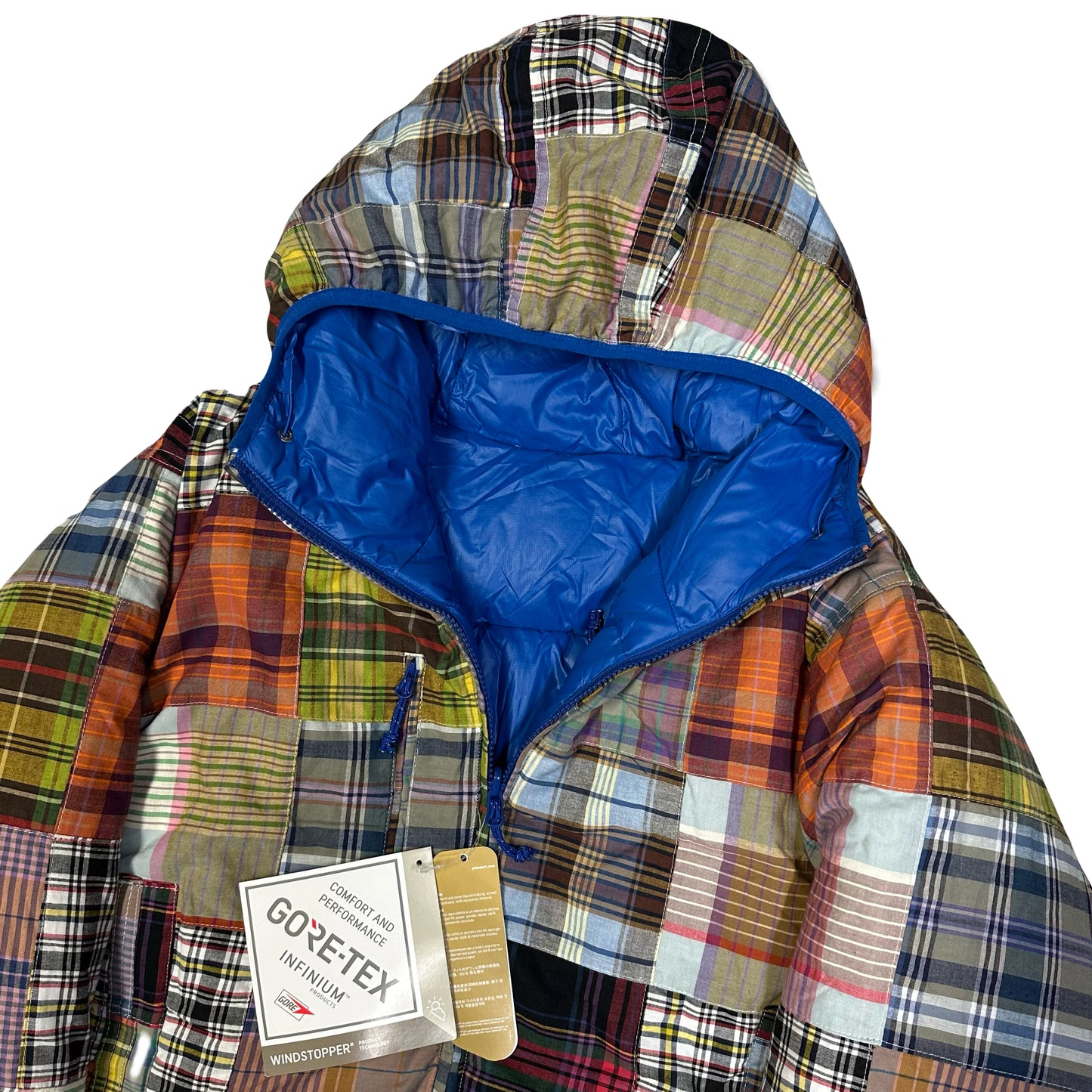 Supreme Madras Reversible Down Puffer Jacket ( M )