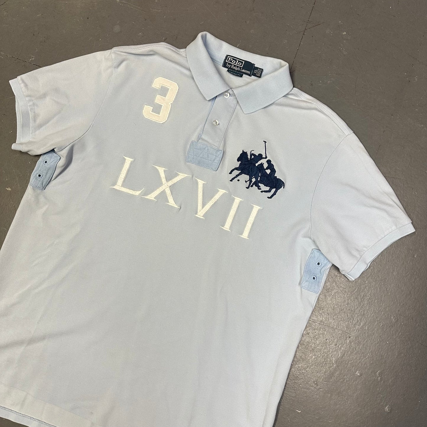 Ralph Lauren LXVII Polo In Baby Blue ( XL )