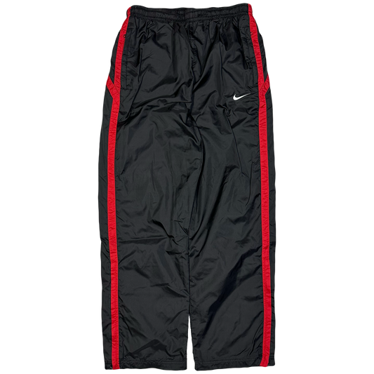 Nike Tracksuit Bottoms In Black & Red ( L )