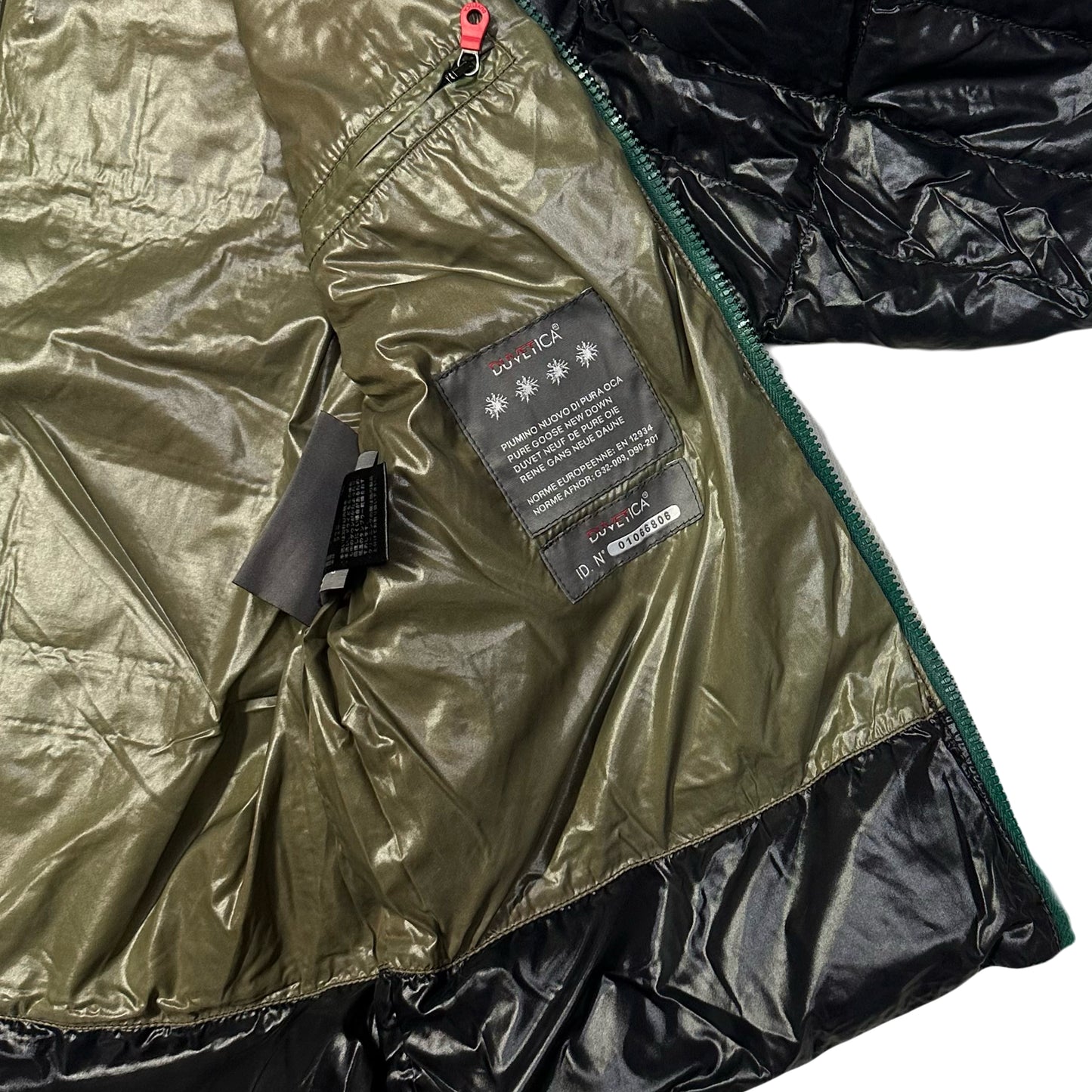 Duvetica Square Stitch Puffer Jacket In Black ( S )