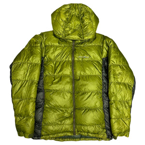 Montbell Two Tone Alpine Down Puffer Jacket In Green ( S )