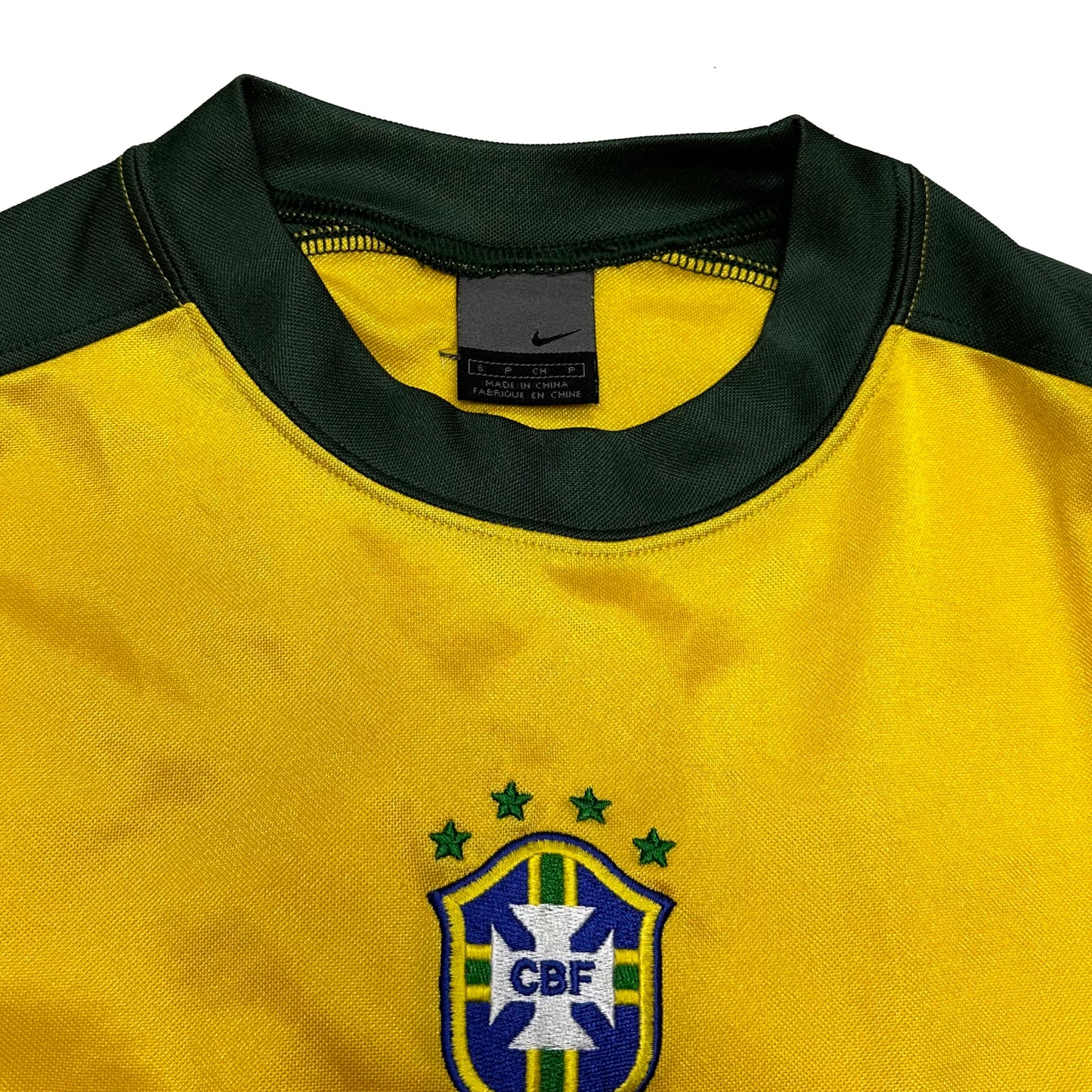 Nike Brazil 2002 Training Shirt In Yellow ( S )