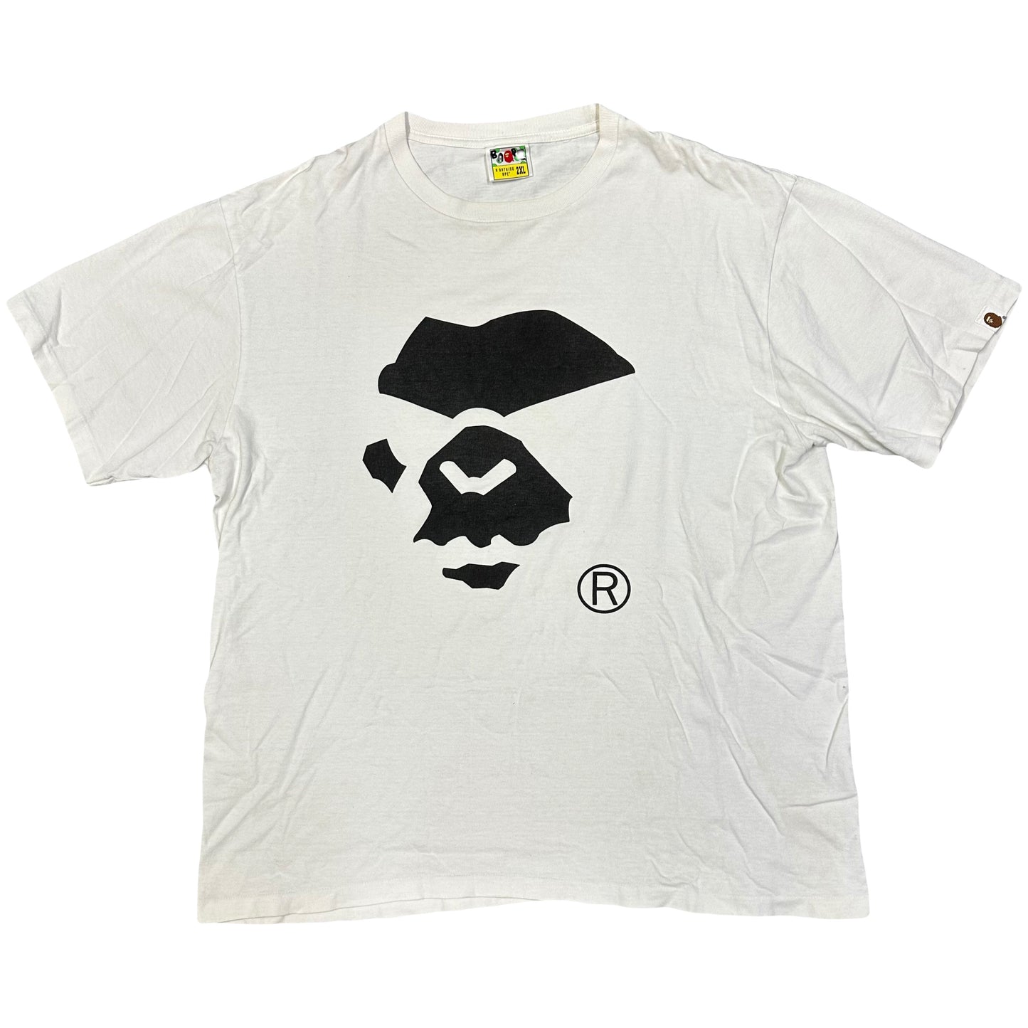 Bape Milo Face T-Shirt In White ( XXL )