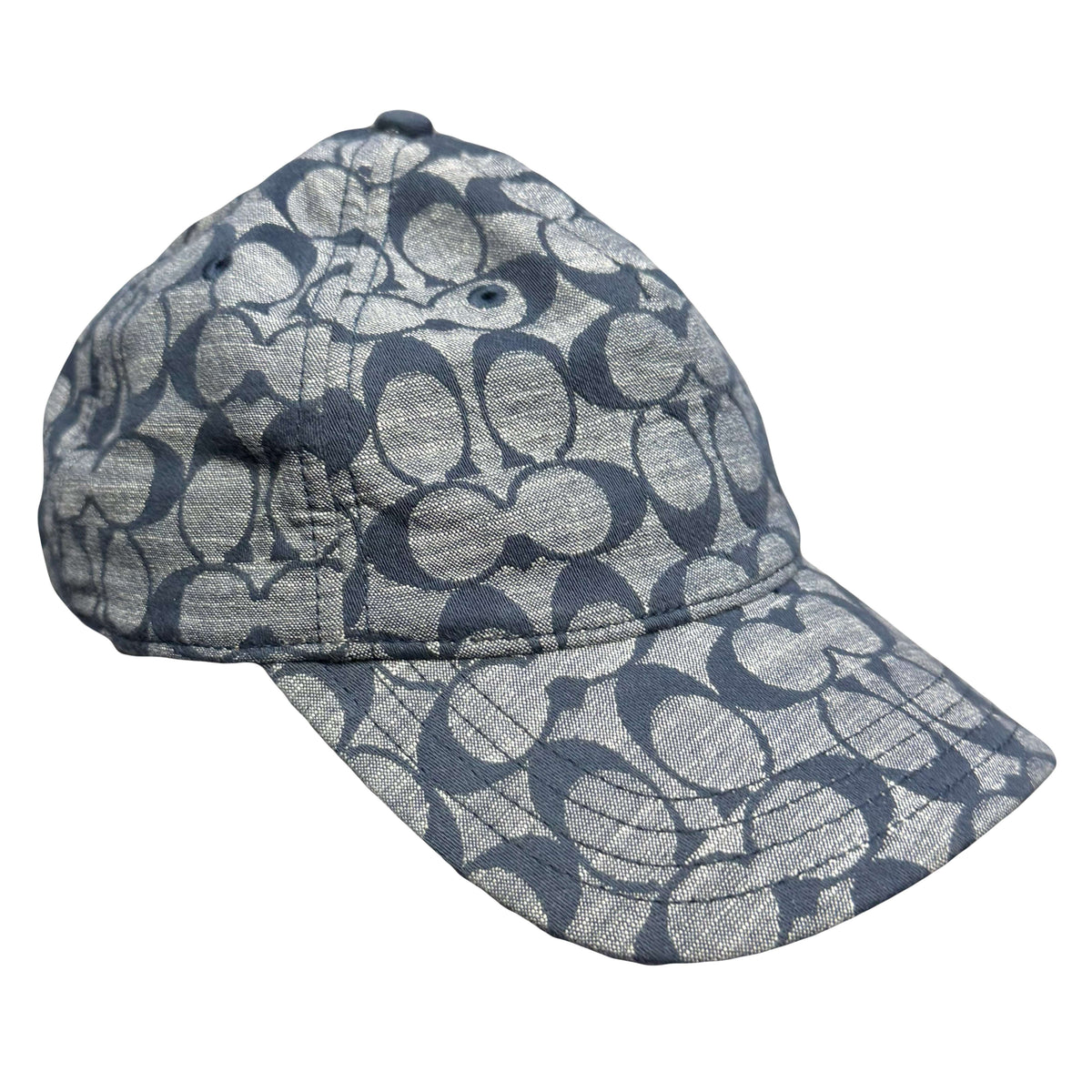 Coach Monogram Cap In Navy (OS)