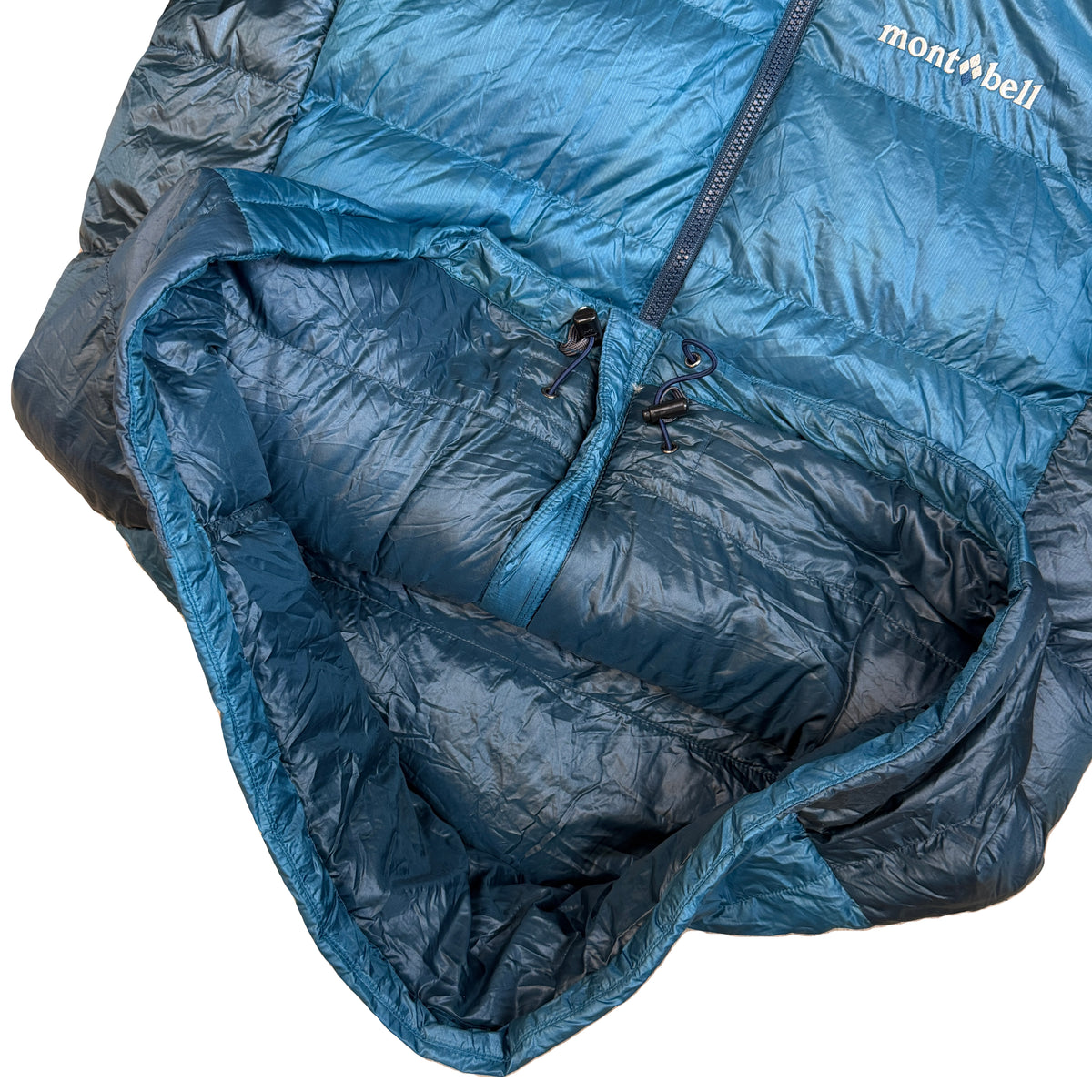 Montbell Alpine Down Parka Puffer Jacket In Blue (M)