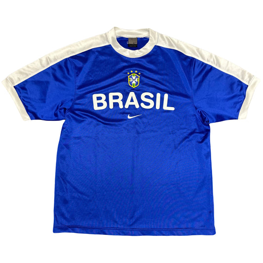 Nike Brazil 2002 Training Shirt In Blue ( M )