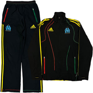 Adidas Marseille 2007/08 Tracksuit In Black ( S )