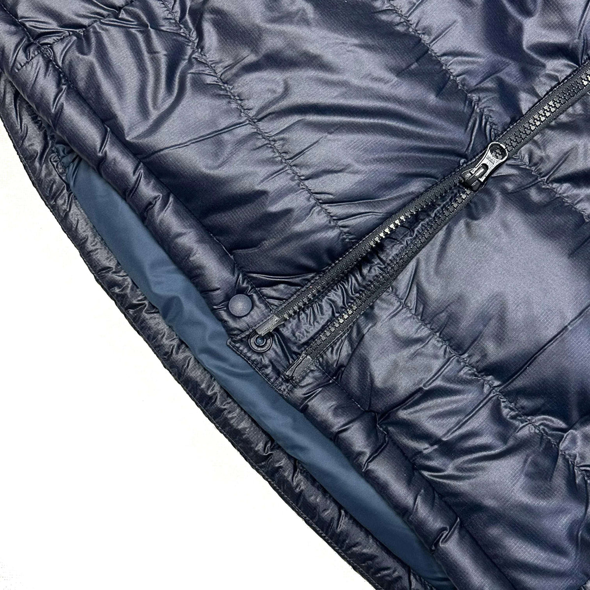 Montbell Alpine Down Parka Puffer Jacket In Navy Blue (M)