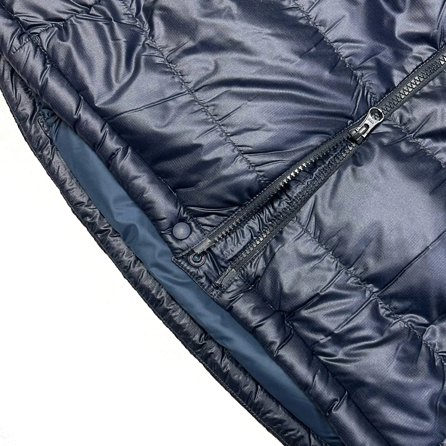 Montbell Alpine Down Parka Puffer Jacket In Navy Blue ( M )