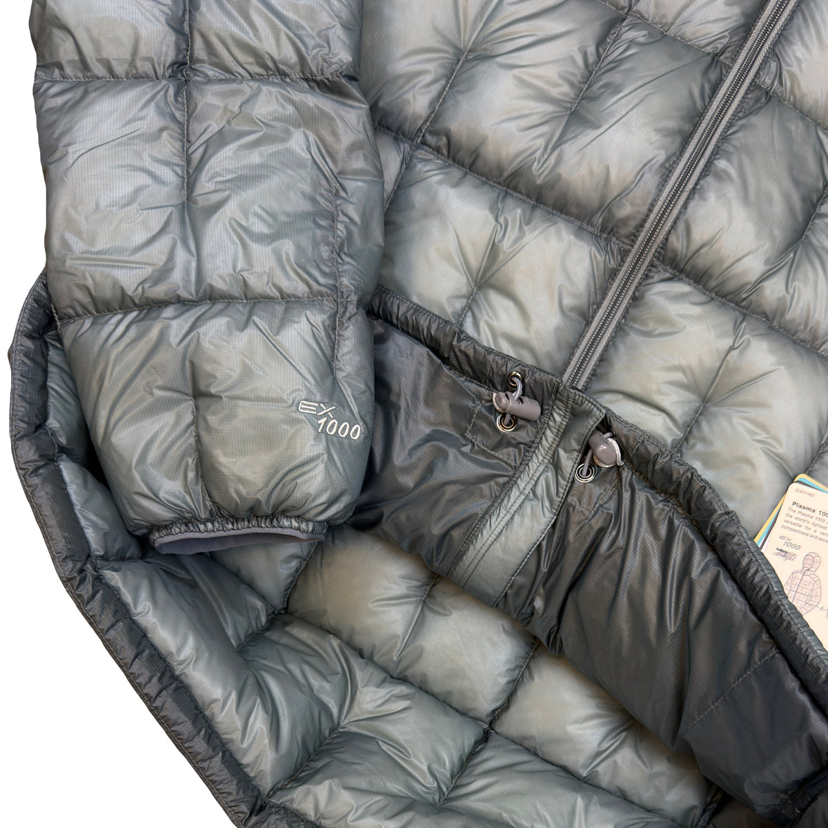 Montbell Plasma 1000 Alpine Down Parka Puffer Jacket In Grey (US/EUR L)