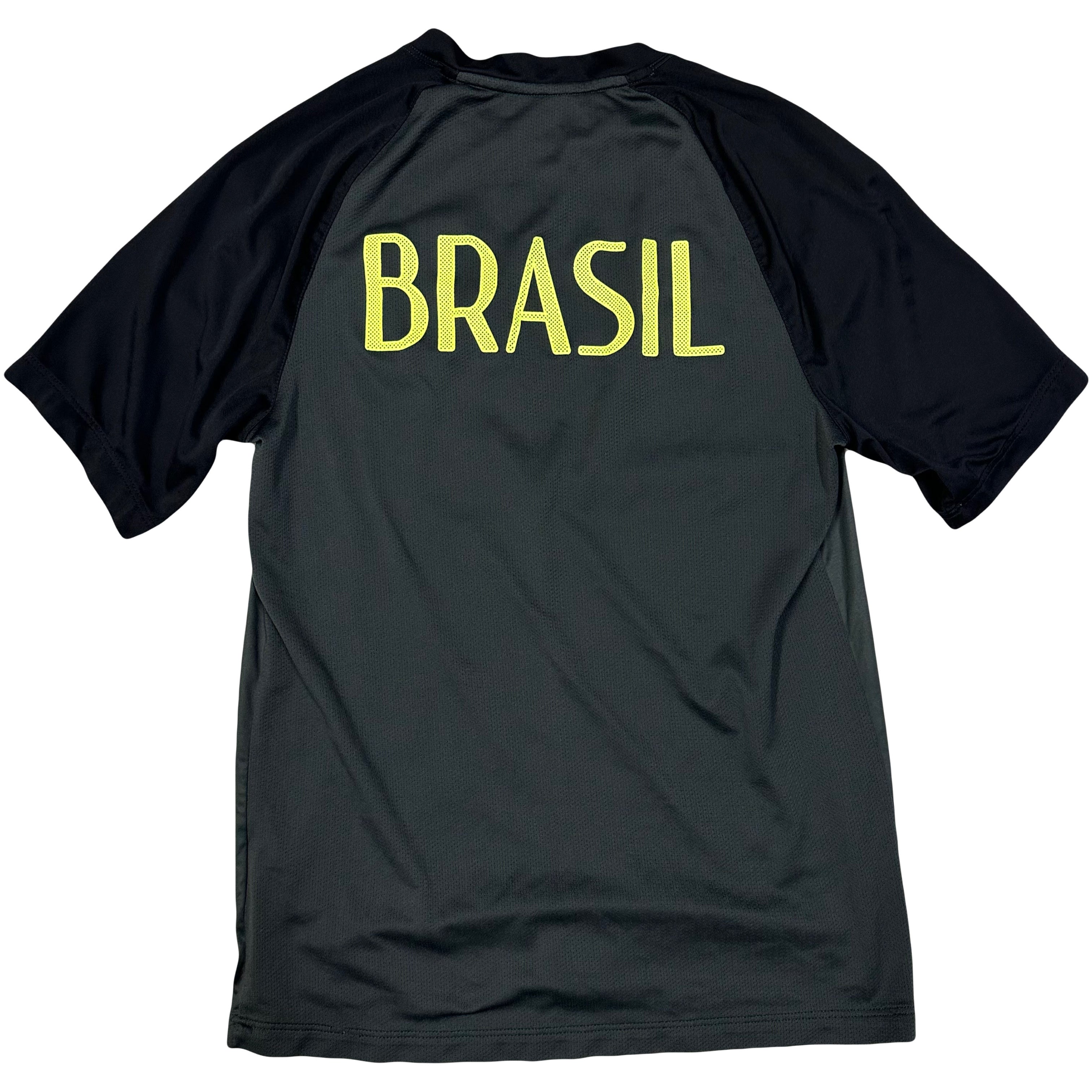 Nike Brazil 2014/15 Training Shirt In Green ( S )