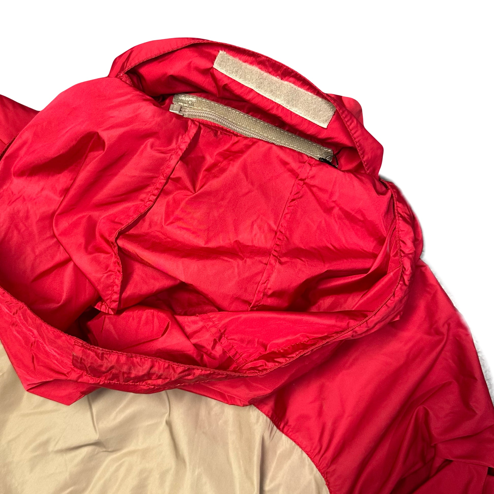 Prada Sport Jacket In Red & Beige ( L ) - 1036 Emporium