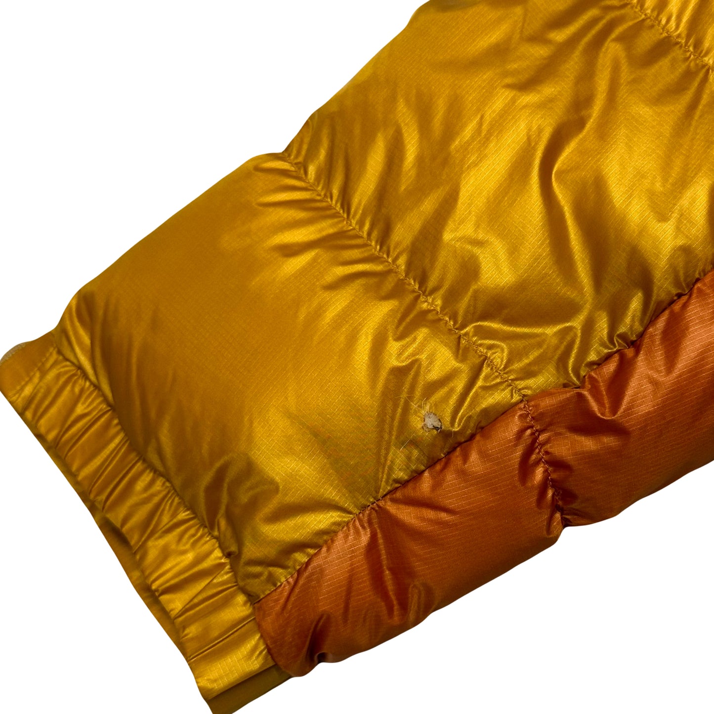Montbell Puffer Jacket In Burnt Orange & Copper ( XL )