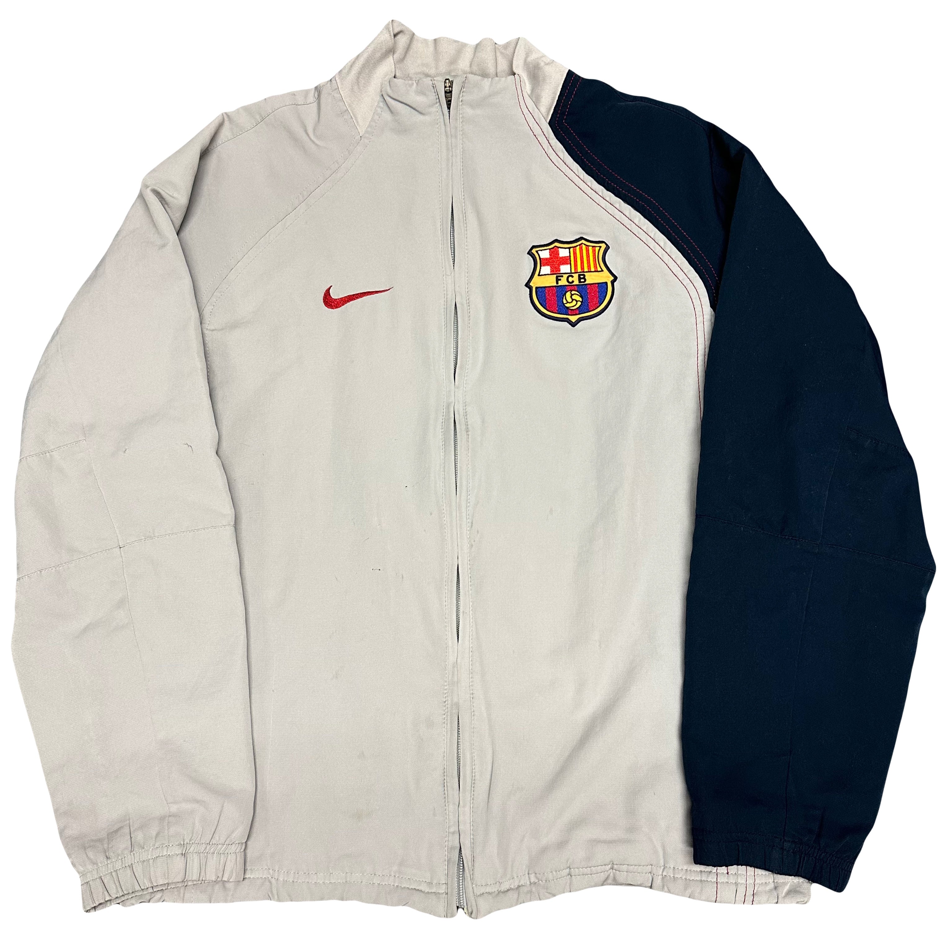 Nike Barcelona 2004/05 Tracksuit Jacket ( S )