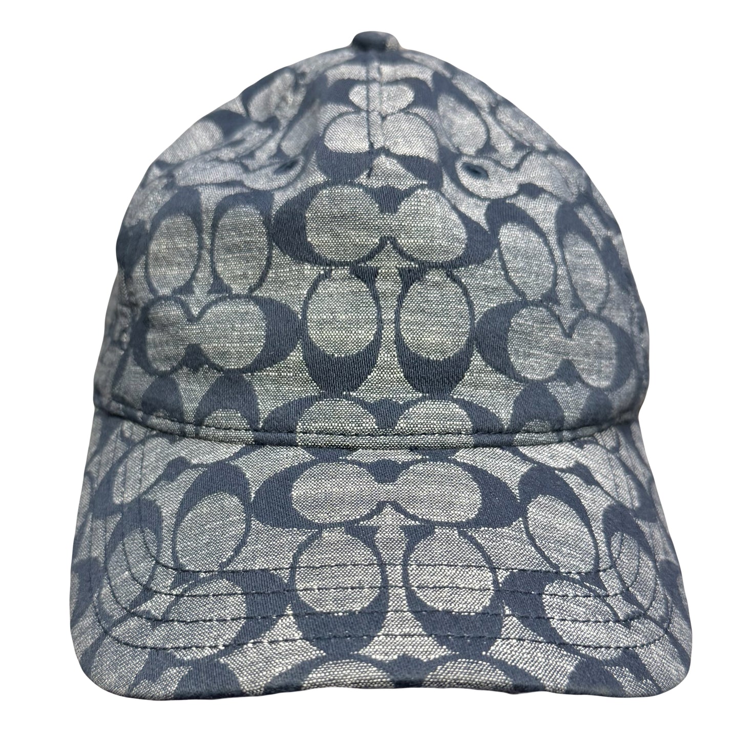 Coach Monogram Cap In Navy (OS)