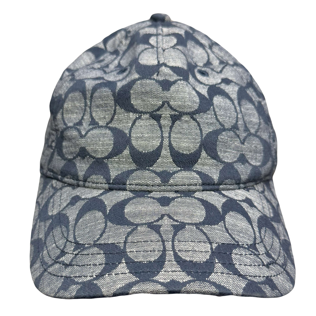 Coach Monogram Cap In Navy (OS)