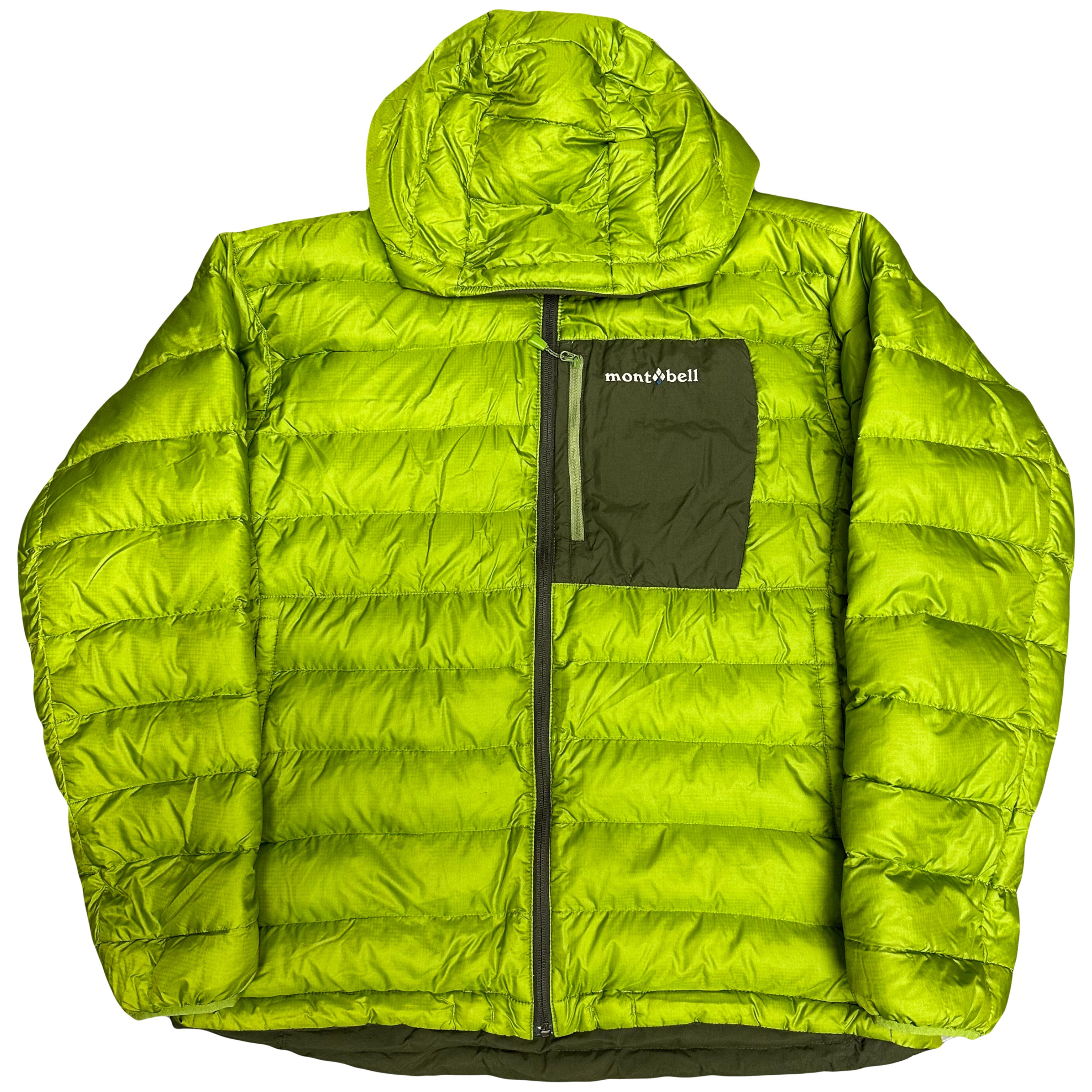 Montbell Reversible Down Jacket In Green & Khaki ( L )