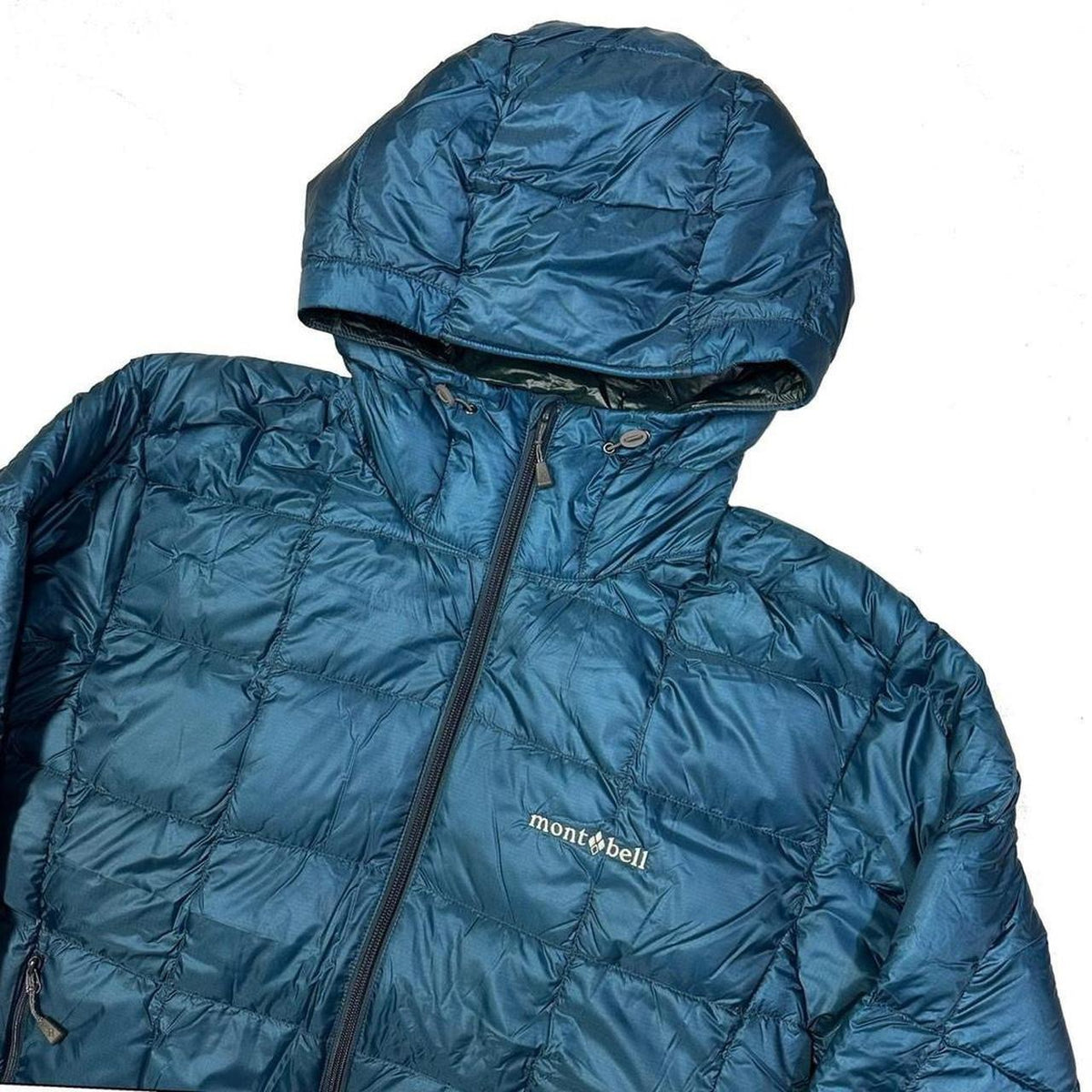 Montbell Superior Down Parka Puffer Jacket In Blue (M)