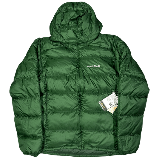 Montbell Light Alpine Down Puffer Jacket In Green (XL)
