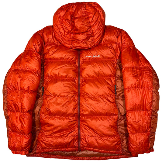 Montbell Puffer Jacket In Orange & Red ( L )