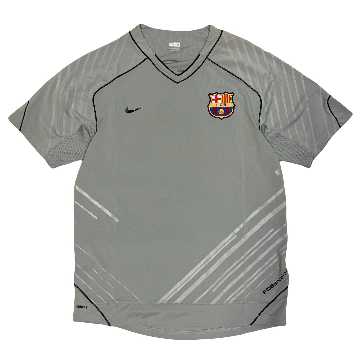 Nike Barcelona 2007/08 Training Shirt In Grey (M)