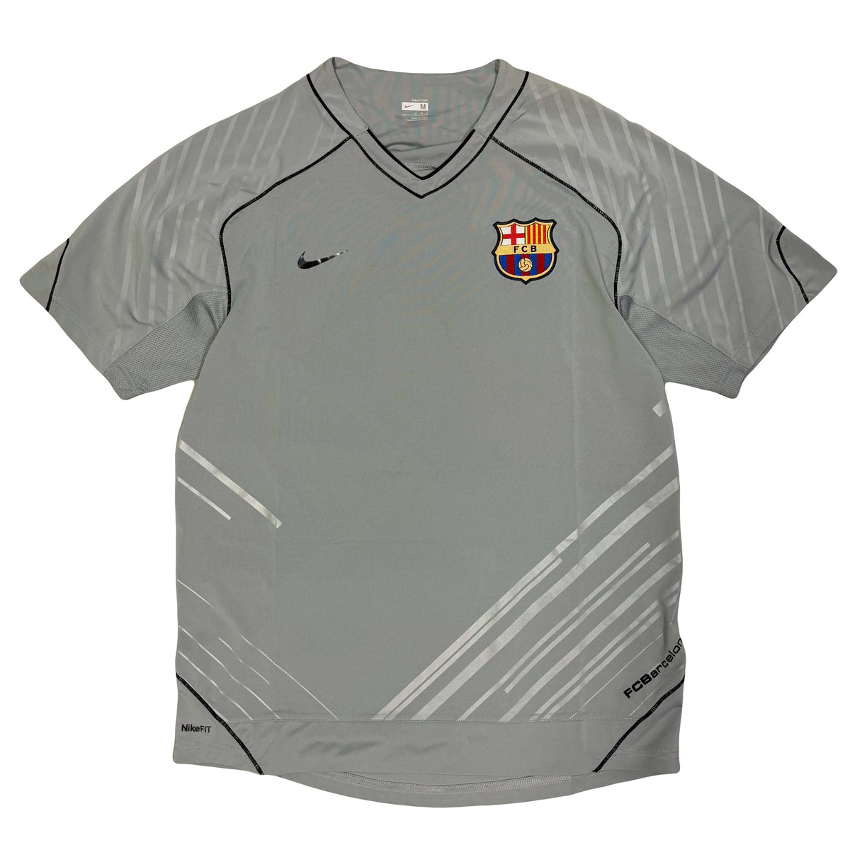 Nike Barcelona 2007/08 Training Shirt In Grey (M)