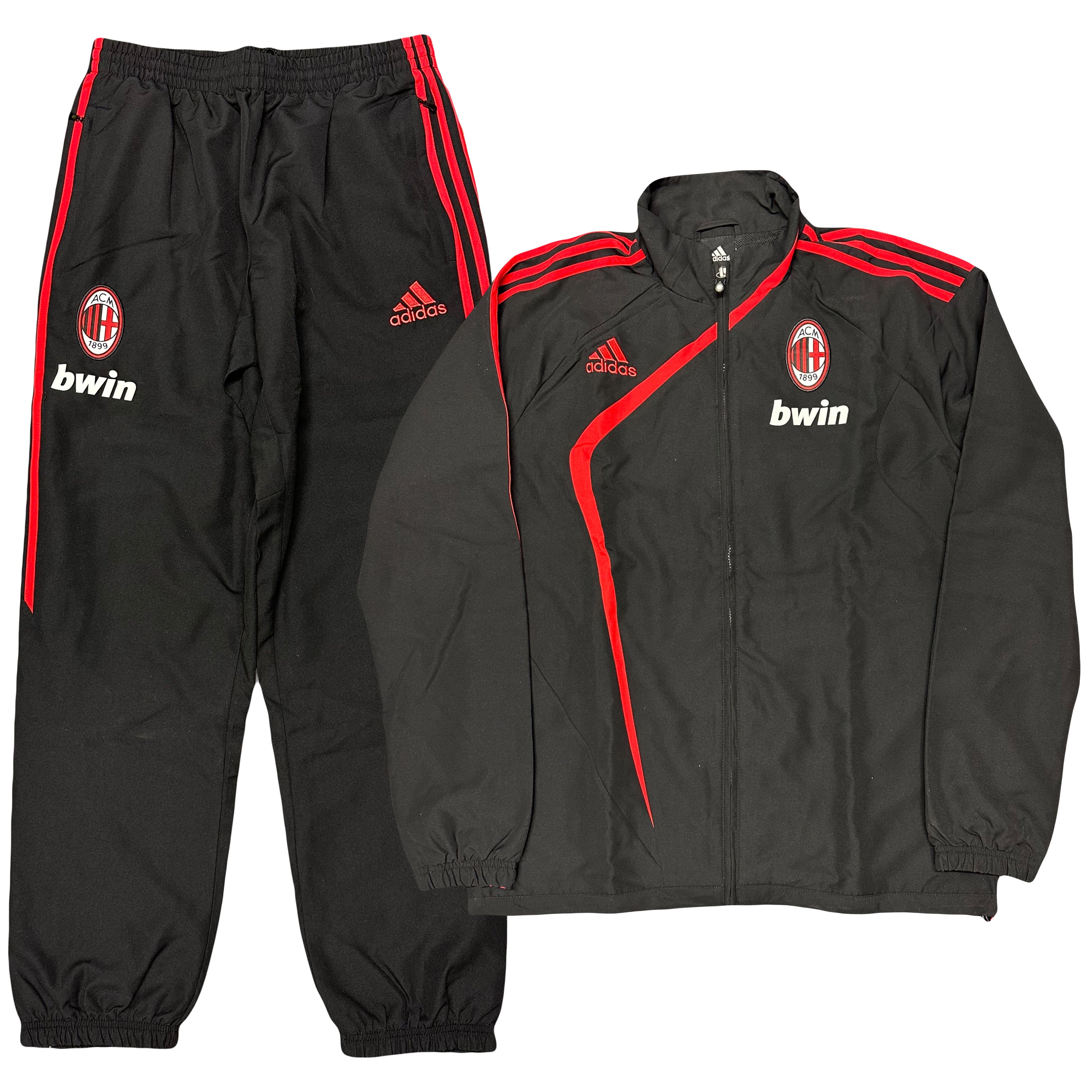 Adidas AC Milan 2009/10 Bwin Tracksuit ( M )