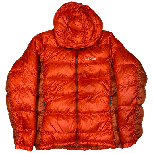 Montbell Puffer Jacket In Orange & Red ( L )